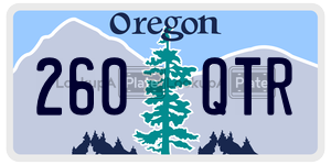 260QTR  license plate in OR