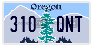 310QNT  license plate in OR