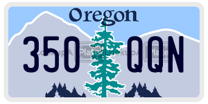 350QQN  license plate in OR