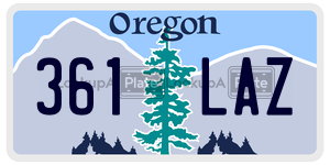 361LAZ  license plate in OR
