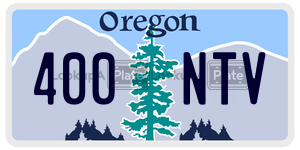 400NTV  license plate in OR