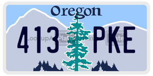 413PKE  license plate in OR