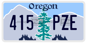 415PZE  license plate in OR