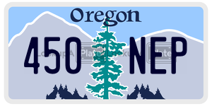 450NEP  license plate in OR