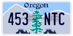 453NTC  license plate in OR