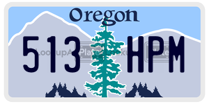 513HPM  license plate in OR