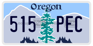 515PEC  license plate in OR