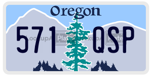 571QSP  license plate in OR