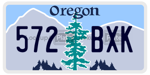 572BXK  license plate in OR