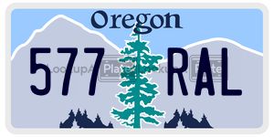 577RAL  license plate in OR