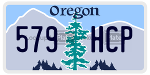 579HCP  license plate in OR