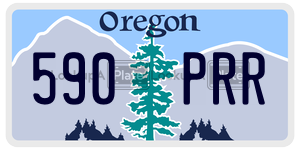 590PRR  license plate in OR