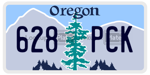 628PCK  license plate in OR
