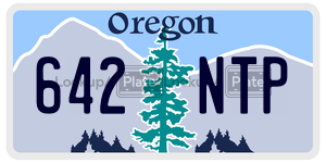 642NTP license plate in Oregon