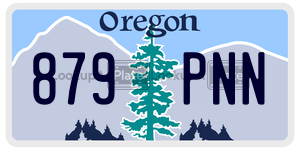879PNN license plate in Oregon