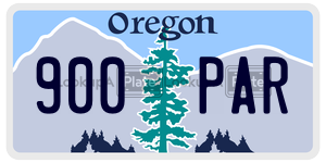 900PAR  license plate in OR
