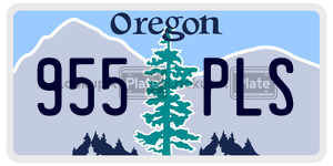 955PLS  license plate in OR