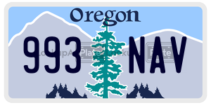 993NAV  license plate in OR
