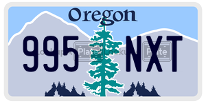 995NXT  license plate in OR