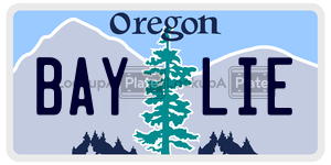 BAYLIE  license plate in OR