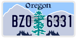 BZ06331  license plate in OR
