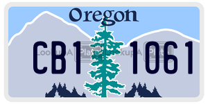 CB11061  license plate in OR