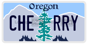 CHERRY  license plate in OR