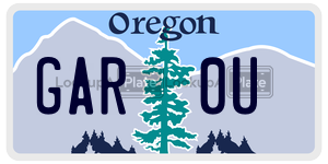 GAR0U  license plate in OR