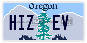 HIZEV  license plate in OR