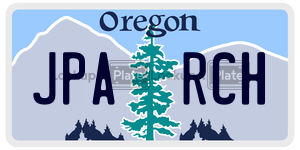 JPARCH  license plate in OR