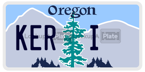 KERI  license plate in OR