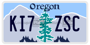 KI7ZSC  license plate in OR