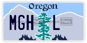 MGHL  license plate in OR