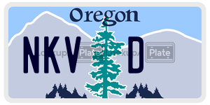 NKVD  license plate in OR