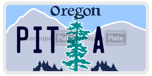 PITA  license plate in OR