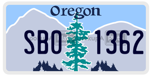 SB01362  license plate in OR