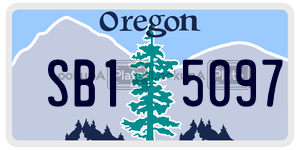 SB15097  license plate in OR
