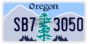 SB73050  license plate in OR
