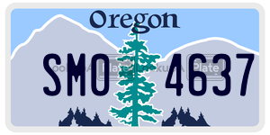 SM04637  license plate in OR