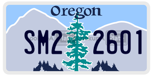 SM22601  license plate in OR