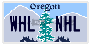 WHLNHL  license plate in OR