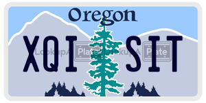 XQISIT  license plate in OR