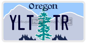 YLTTR license plate in Oregon