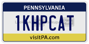 1KHPCAT  license plate in PA
