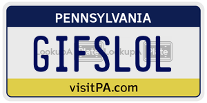 GIFSLOL  license plate in PA