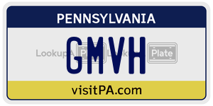 GMVH  license plate in PA