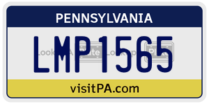 LMP1565  license plate in PA