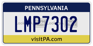 LMP7302  license plate in PA