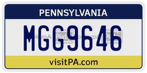MGG9646  license plate in PA