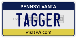 TAGGER  license plate in PA
